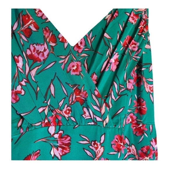 Yumi Kim Vienna Silk Dress in Dandelion Emerald NWT - Picture 5 of 11